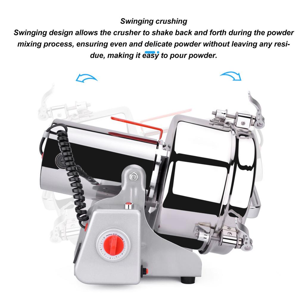 Распродажа Электрическая шлифовальная машина Высокоскоростная маятниковая Коммерческая зерновая мельница для специй, кофейных зерен, приправ, риса