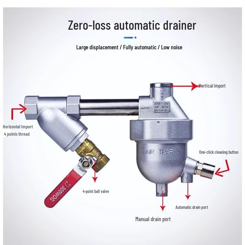 Huade SA6D Automatic Drain Valve with Pre-filter