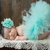 1Set Girl Clothes Newborn Photography Prop Hairband Baby Headband Infant Tutu Skirt Newborns Costume