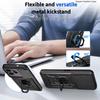 Чехол-накладка Slide Lens Armor для Tecno Spark 40 4G Чехол для Tecno Spark 40 4G Чехол с магнитной подставкой-кольцом Держатель Крышка Противоударная Capa