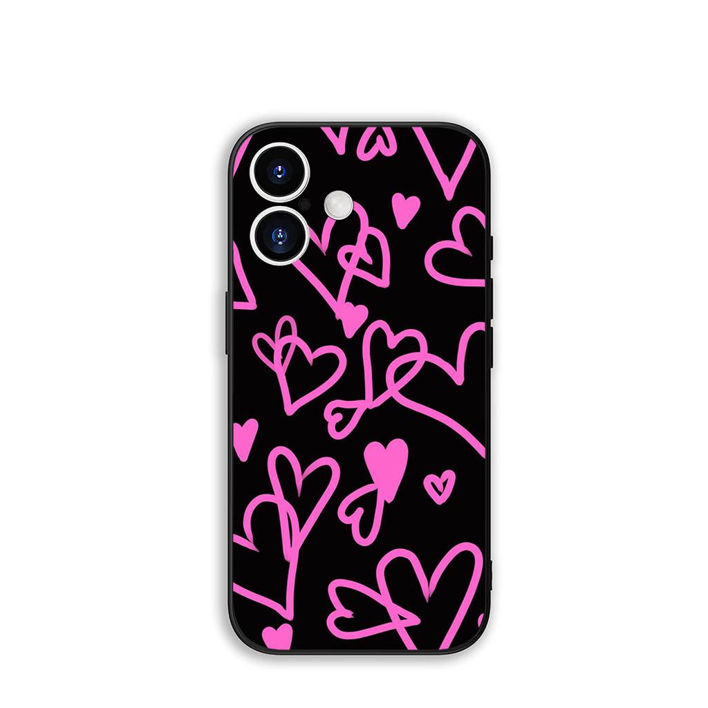 Phone Cover Star Dark Red Heart Love Casing for Xiaomi Poco F7 F6 F8 Ultra F5 X7 X6 X5 X3 NFC M7 M6 Pro C85 C75 C65 C71 C61 Case
