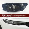 Совместимо с 22-25 Honda Integra: Черная пластиковая основа и корпус фары