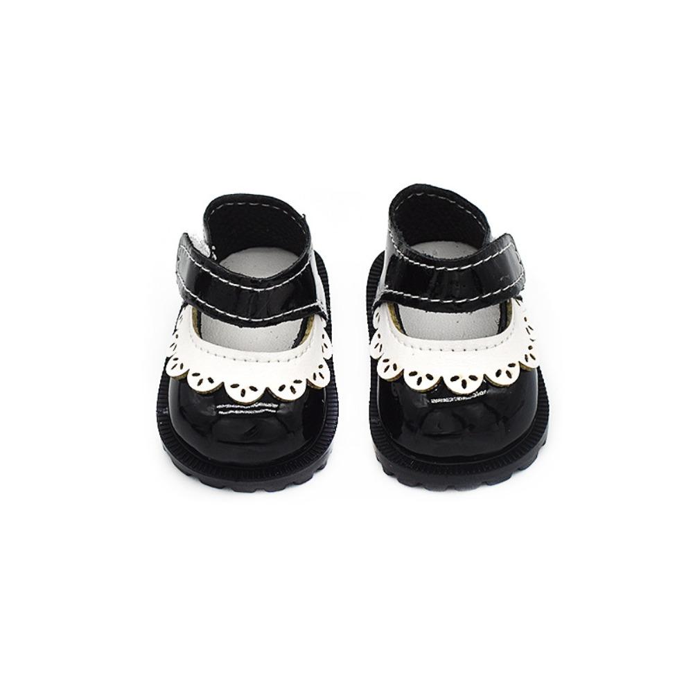Hand-made Doll Leather Shoes 5.5x3.3CM Doll Accessories Hobbies 20cm Doll Shoes Doll Toys