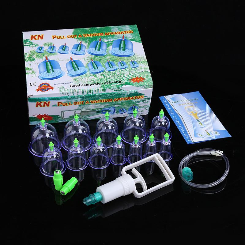 6or24 Pieces Suction Cups Massage Vacuum Cupping Body Massager Plastic Vacuum Suction Therapy Cupping Set Cans for Massage