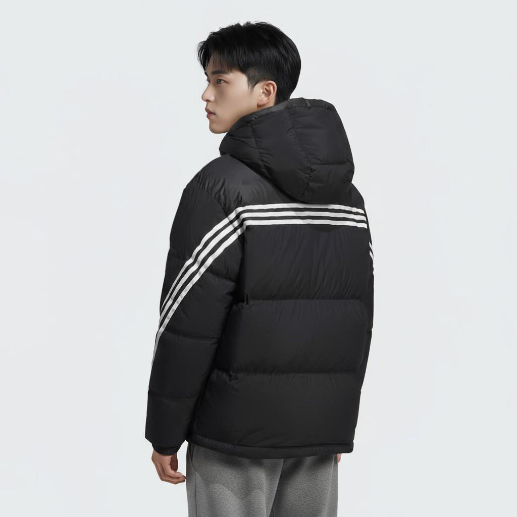 Adidas Originals Men's 3S PUFFER DOWN Short Down Jacket
