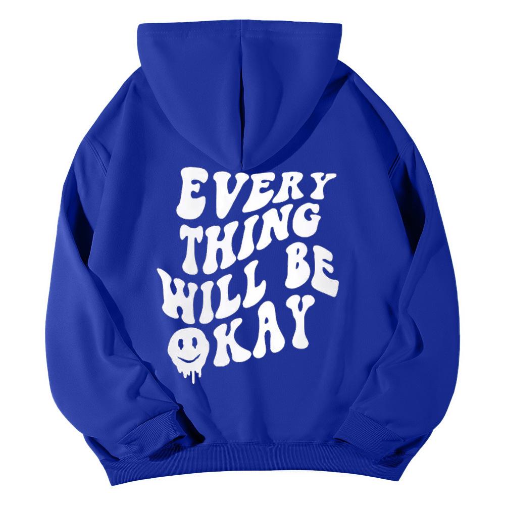 SOLY HUX Women's Sweatshirt Pattern Hoodie Casual Long Sleeve Loose Pullover with Kangaroo Pocket
