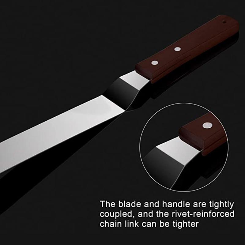 4/6/8/10 Inch Stainless Steel Cake Spatula Butter Cream Icing Frosting Knife Smoother Kitchen Pastry Cake Decoration Tools