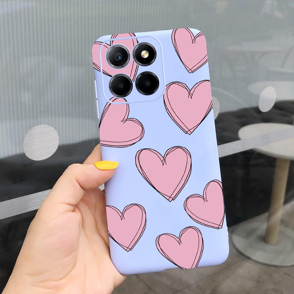 Чехол для Honor 70 Lite Мягкий силикон ТПУ Задняя крышка телефона Для Huawei Honor 70Lite Honor70 Lite Чехлы Пара Сердце Funda Coque