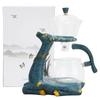 Magnetic Teapot High Borosilicate Glass Coffee Pot with Deer Bracket for Home Cafe Decoration