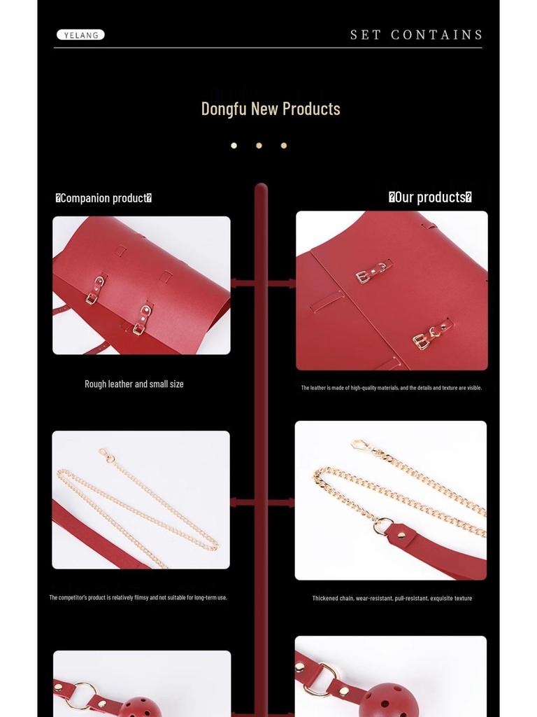 Интимный набор BDSM из 10 предметов: Кляп-шар, Плеть, Наручники, Наручники на ноги и Маска для глаз