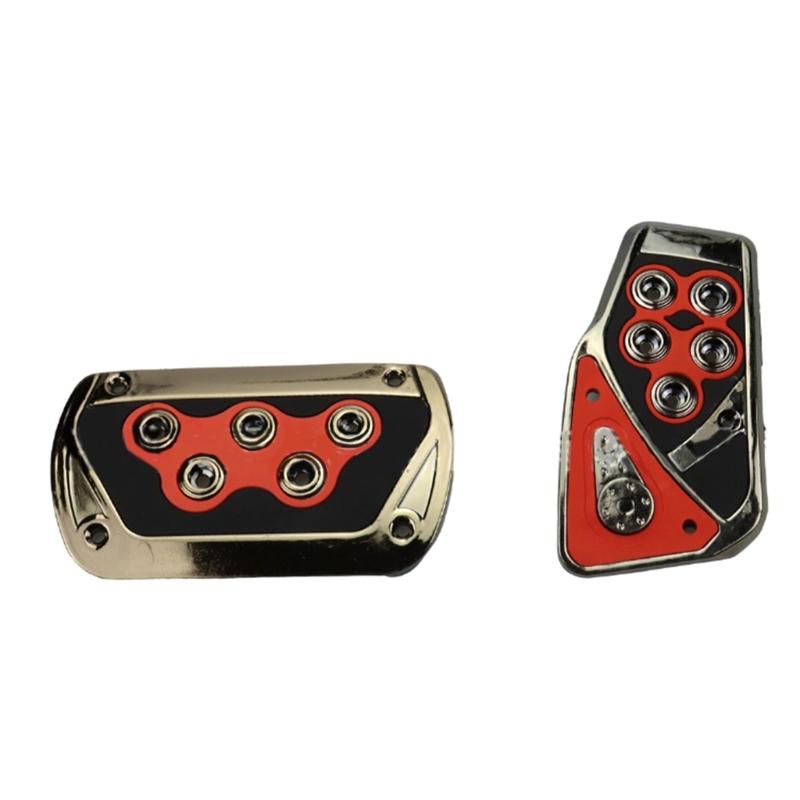 Нескользящая педаль для автоматической педали автомобиля, чехлы для педалей, опорная пластина для педалей