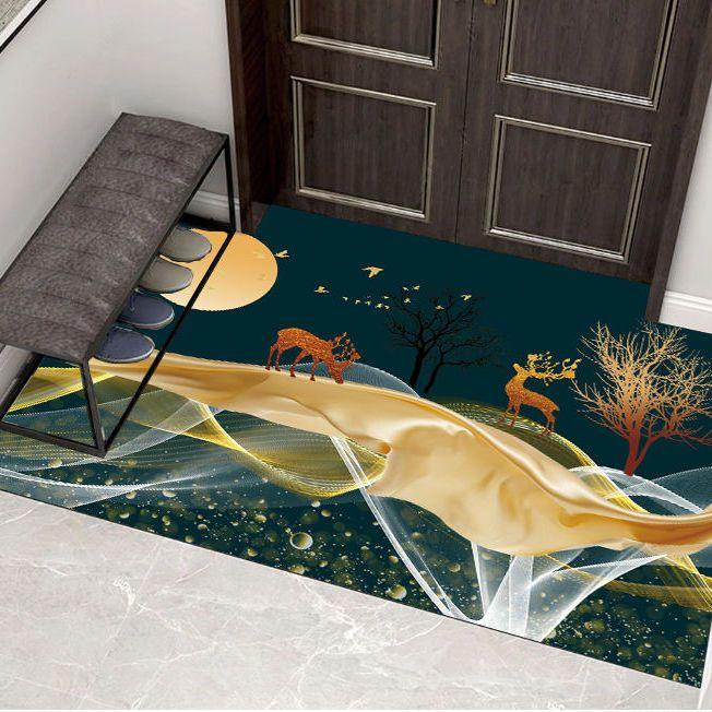 Входной коврик Напольные коврики Нескользящая основа Резиновый Приветственный придверный коврик Коврик для ванной комнаты Кухонный коврик