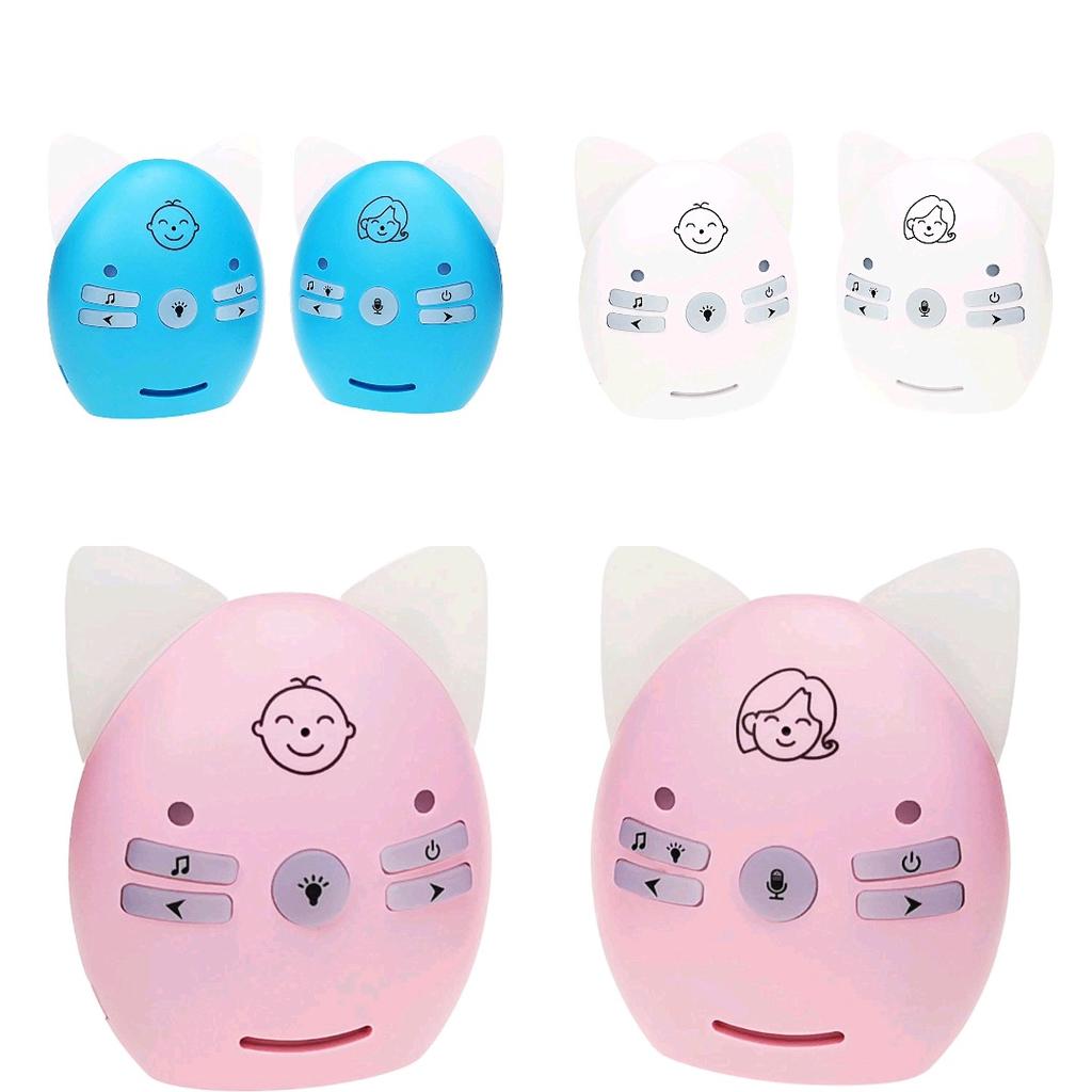 V30 EU Plug Чувствительная передача Двусторонняя связь Кристально чистый голос Cry 2.4GHz Беспроводной детский портативный цифровой аудионяня AA