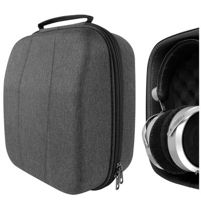 Geekria Совместимый Жесткий Кейс для Наушников Shield, Дорожный Чехол для HiFiMAN HE Edition HE Audeze и Grado, Включает Чехол-Мешочек для Хранения, 6se, XS, 1000,