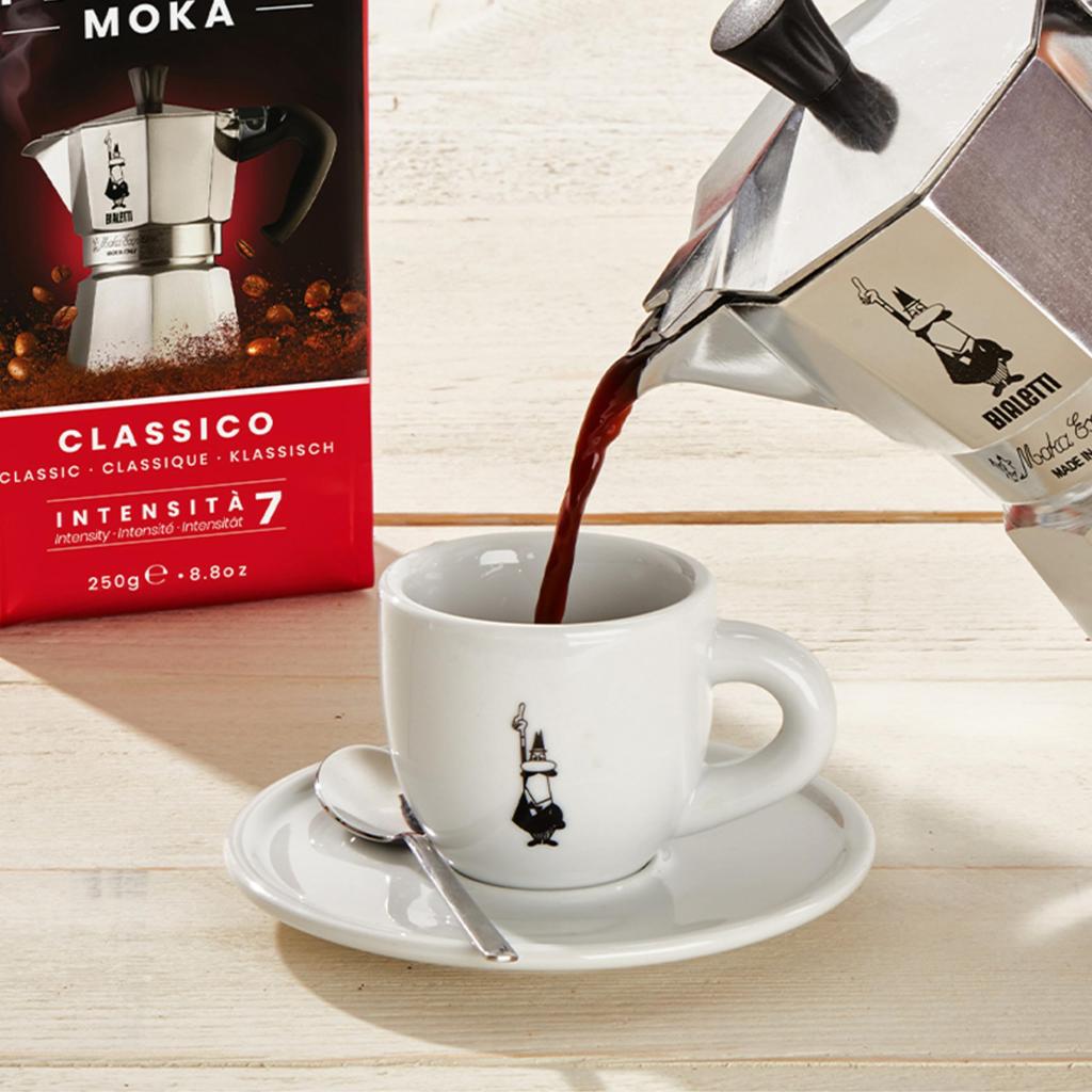 Bialetti Чашка с блюдцем и логотипом Чашка для кофе эспрессо