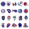 Набор наклеек в стиле граффити Buffalo Bills - 50 шт. для ноутбуков, багажа, блокнотов и стаканов для воды.