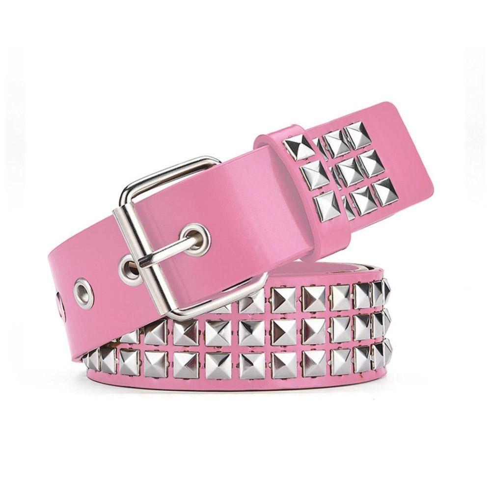 Retro Heavy Metal Belt Y2K Nightclub Rock Style Belt Trend Women's Belts Fashion Decoration