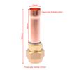 1Pc Air Conditioning Copper Pipe With Forged Brass Sae 1/4 3/8 5/8 1/2 3/4 Threaded Connector Fitting Adapter -20 To 120℃