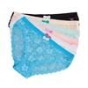 Sexy Cotton Women Panties Floral Lace Transparent Briefs Breathable Ladies Underwear 6 Pcs/set