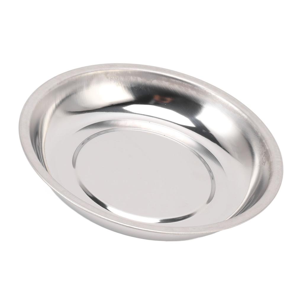 6 Inch Round Magnetic Parts Tray Stainless Steel Magnetic Tools Bowl for Screws Nuts Bolts and