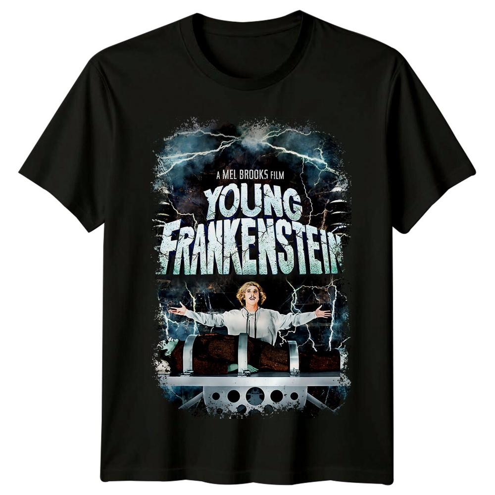 Young Frankenstein (1974) Movie Poster Inspired T-Shirt Retro 70s Tee Unisex