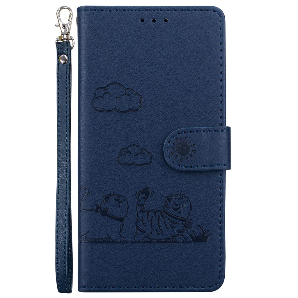 Cute Cat RFID BLOCKING Leather Case for Nokia XR21/G42/C12/C22/C32/G22/C31/X30/G60 Kickstand Wallet Card Slots Cover for Nokia C21 G11 Plus G300 G11
