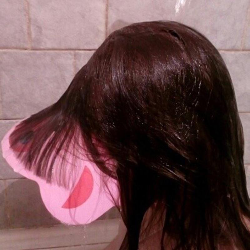 Дети моют волосы козырьком Шапочка для душа Шампунь для купания для детских шапок