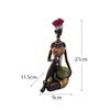 African Ornaments Wine Case Study Room Decoration Art Retro Home Resin Creative Living Room Character Black Women's Clothing