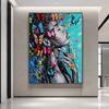 Modern Abstract Wall Art Vine Butterfly African Tattoo Girl Painting Canvas Print Poster for Gift Living Room Home Decor Cuadros