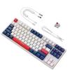 Механическая клавиатура MAMBASNAKE K87 Кабель-коил для клавиатуры 87 клавиш Компактная Проводная Кабель Съемный Кастомный Кабель-коил Tenkeyless Горячая замена Звук EVA