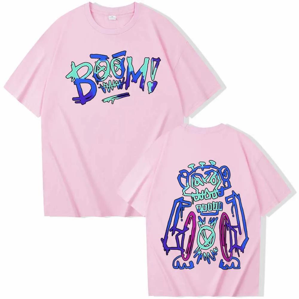 Горячая аниме футболка Arcane Jinx Граффити Мужская Женская Харадзюку Круглый вырез Летняя Повседневная Футболка