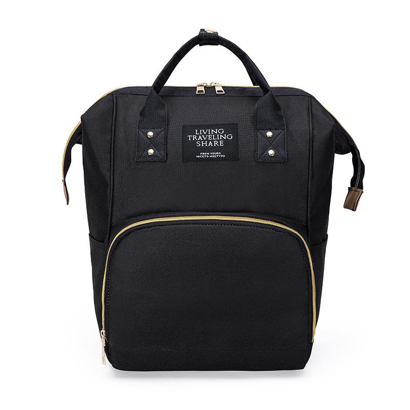 Women's Fashion Mommy Bag Double Shoulder Bag Handheld Mother Baby Bag Nylon Backpack Multi Functional Diaper Bag Urban Fashion Trend Mom Bag