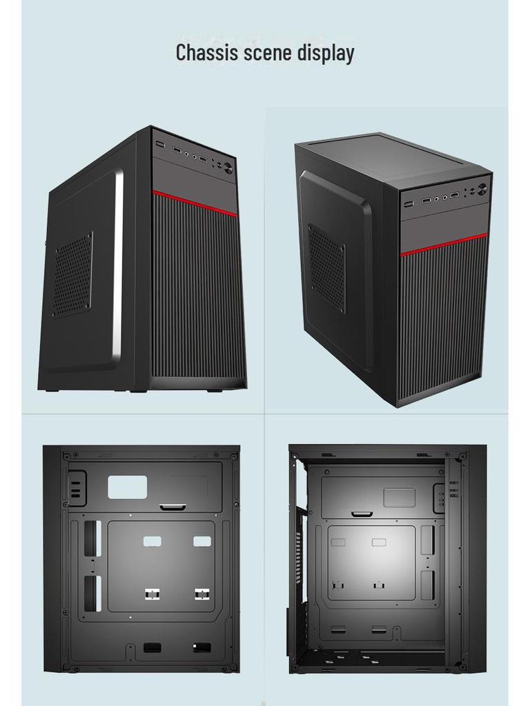 M-ATX Mini Desktop Computer Case for Home or Office