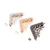 Metal Bags Corner Protectors With 2 Screws Handbags Clip Edges Hollow Fixed Decorative Buckle Diy Hardware Accessories
