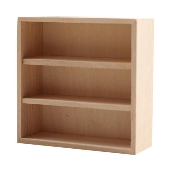 Unpainted Compact Durable Smooth Surface Artificial Mini Cabinet with Openable Drawer Model