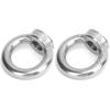 2pcs Eye Nuts Stainless Steel Lift for Ocean Industry Yachts Speedboats Motor Boats Passenger ShipsM16 700kg Load