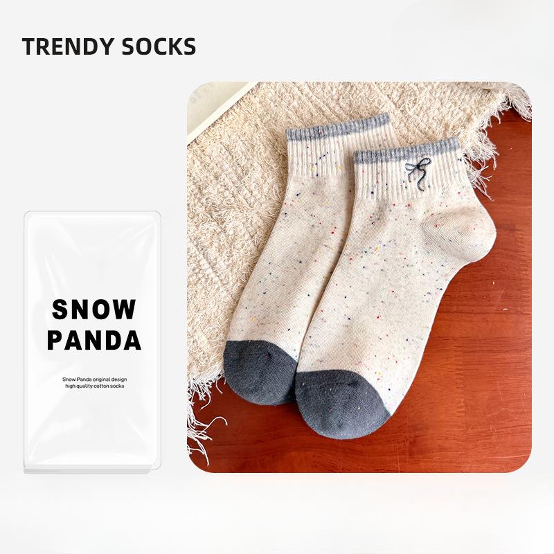 Женские летние тонкие новые низкие впитывающие пот полосатые милые короткие носки-лодочки