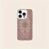 Светло-розовый узор чехол для телефона подходит для iPhone 17 16 15 14 13 12 11 Pro/Max/Plus противоударный задний чехол