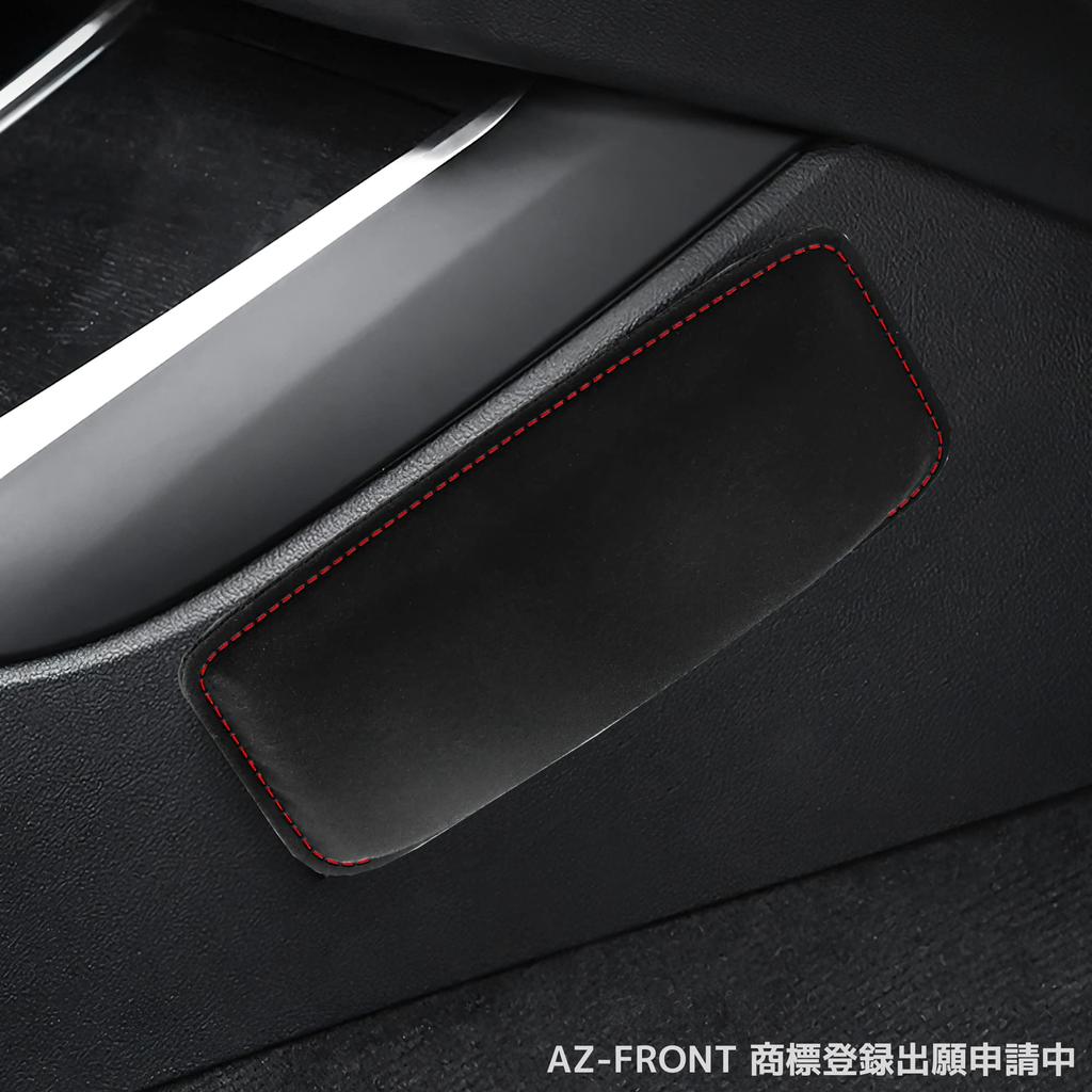 AZ-FRONT Наколенники для автомобиля Подушки для защиты ног автомобиля Наколенники Подлокотник (Белая строчка)