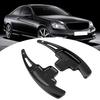Aluminum Car Steering Wheel Shift Paddles Extensions Fit For Mercedes Benz A B E R Class(Black)