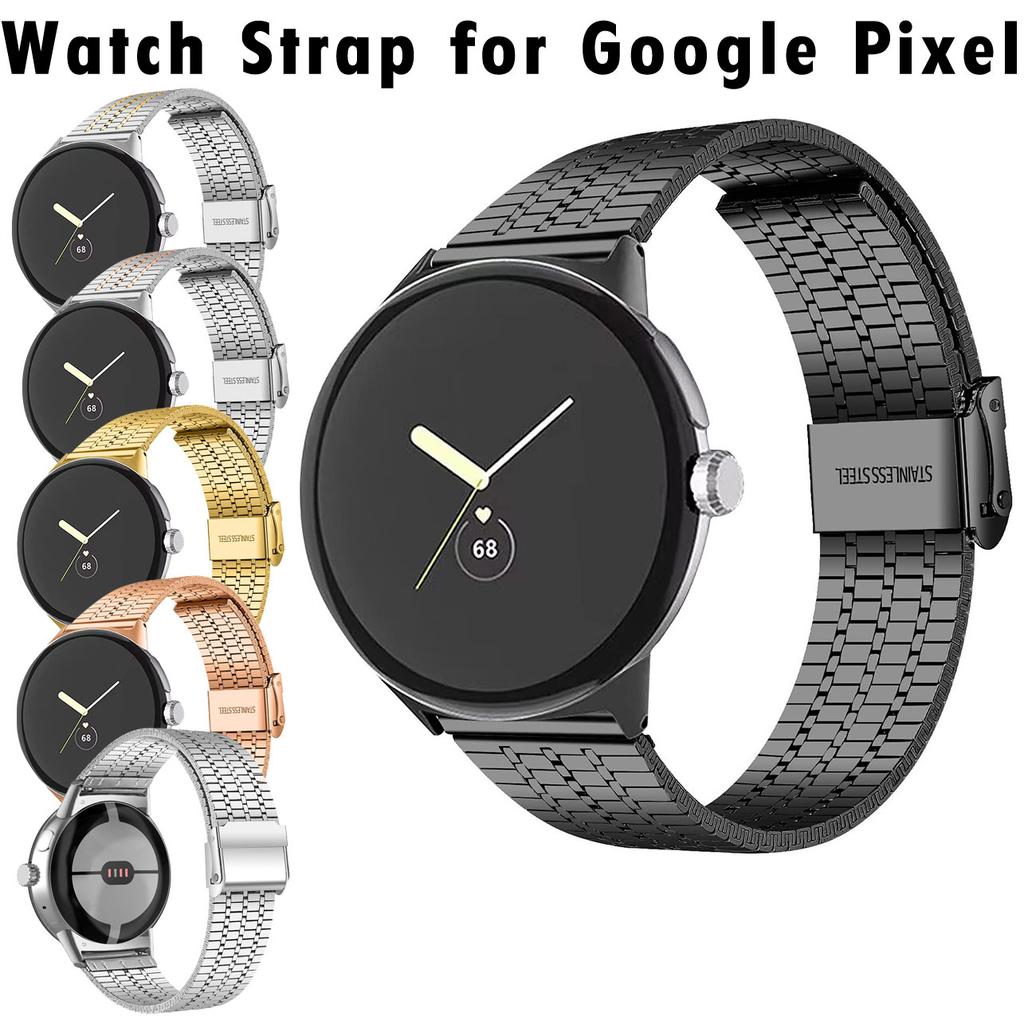 Минималистичный ремешок для Google Pixel Watch 3 45 мм Стальной браслет для Google Pixel Watch 1 2 3 Замена браслета Аксессуары