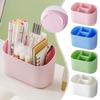 Pen Holder Pencil Storage Box Student Desktop Office Stationert Multifunctional Makeup Household Box Brush Organizer B0K2