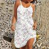 2025 Women's Summer Sleeveless   Print Casual Dress Summer Dress for Holiday Women Clothing