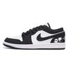 Jordan Air Jordan 1 Low Амортизация Нескользящая Низкие Винтажные Баскетбольные Кроссовки Мужские Черно-Белые 553558-132(SBOX)