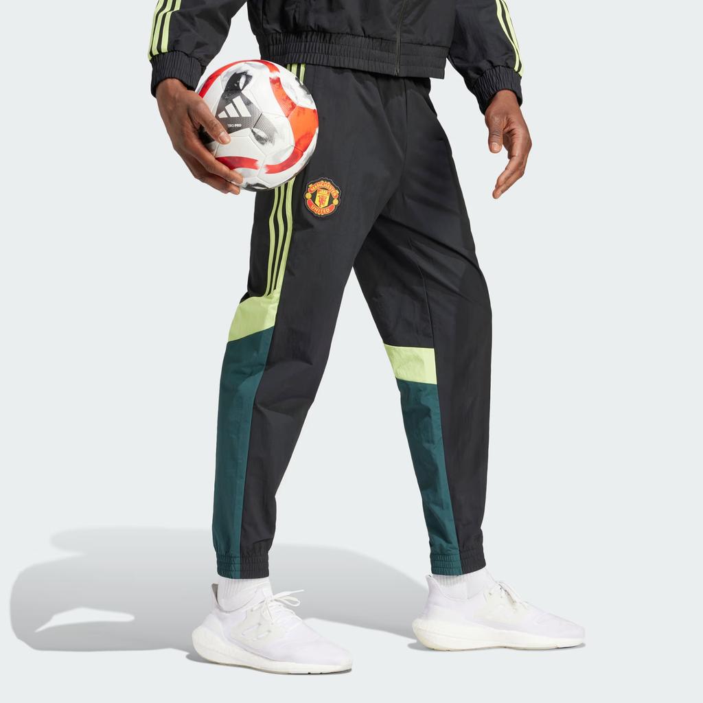 Adidas Manchester United Woven Track Pants Men Pants Black IP9191