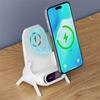 Беспроводная подставка для зарядного устройства для быстрой зарядки Мини-стул Беспроводное зарядное устройство Держатель для телефона Модернизированная док-станция для беспроводной зарядки для iPhone Samsung Huawei