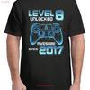 Video Game Party 8th Birthday Gamer T Shirt Mood S 4xl Vintage Washed Slightly Designer Clothes Soft Fashion Breathable Homme