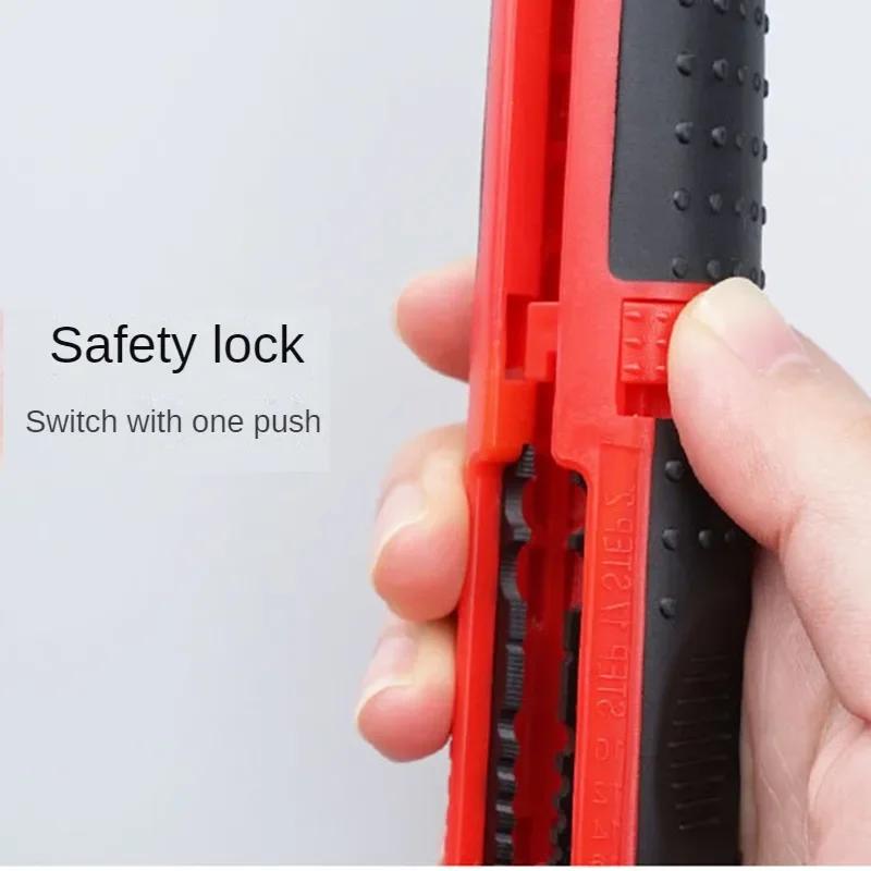 Multifunctional Cable Wire Stripper Cutter Pliers Hand Tool Hardware Tool Portable Anti-skid Handle Strip Pen Clip Hand Tools