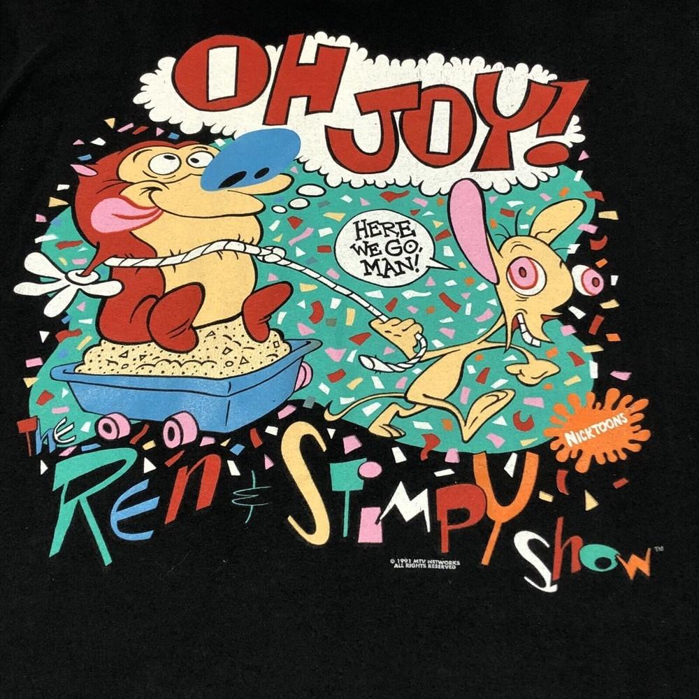 The Ren And Stimpy Show Oh Joy Tshirt Unisex Cotton Tee All Sizes Unisex T-Shirt