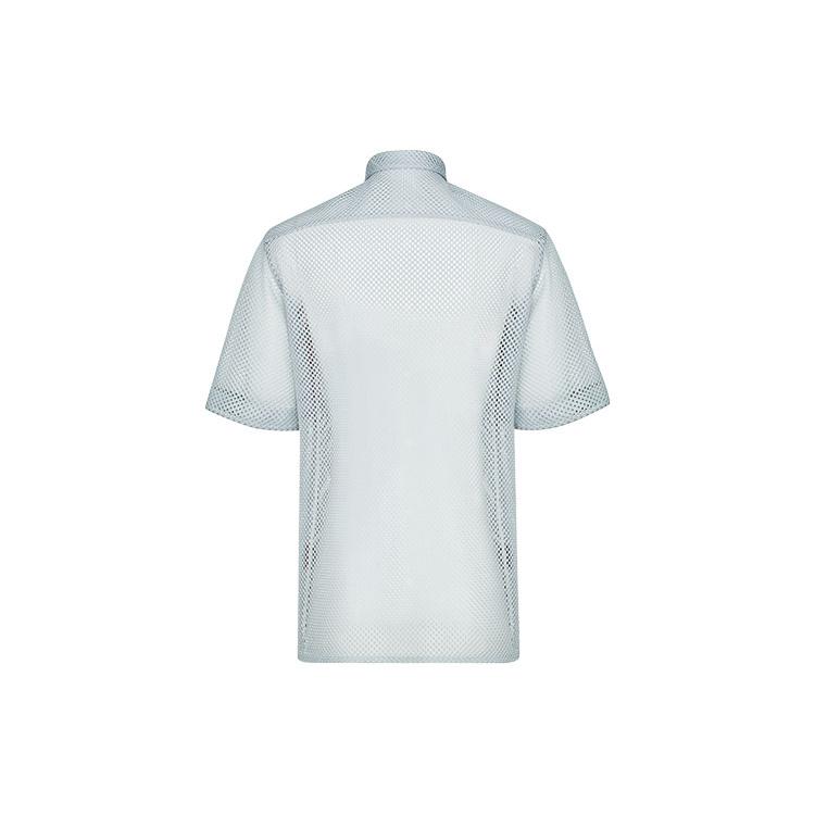 DIOR SS22 Shirt Men's Gray Blue 213C517A5491-C800